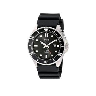 剑鱼水鬼海洋之心黑武士比尔盖茨同款防水卡西欧手表男生MDV-106