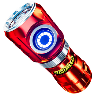 沃尔森小旋风手电筒强光充电超亮户外多功能迷你小磁吸LED工作灯