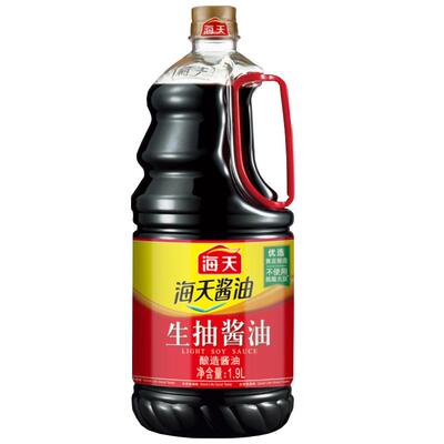 海天生抽酱油1.9L大瓶装酿造老抽