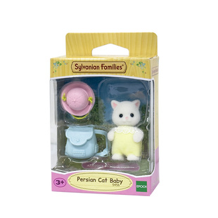 森贝儿家族过家家女孩玩具公仔娃娃公主儿童生日礼物波斯猫宝宝