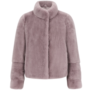 卡迪黛尔【商场同款】时尚气质短款水貂皮草女裘皮外套25冬季新款