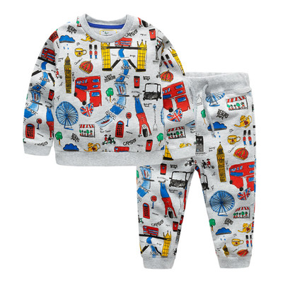 卫衣套装秋季新款韩版男童女童