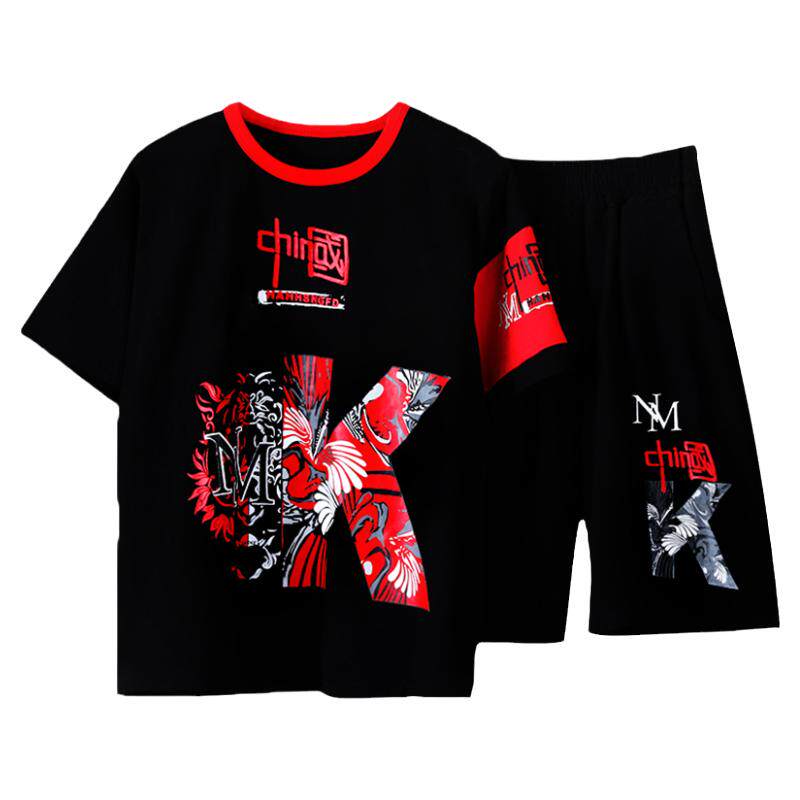 男童街舞套装运动两件套潮服酷帅