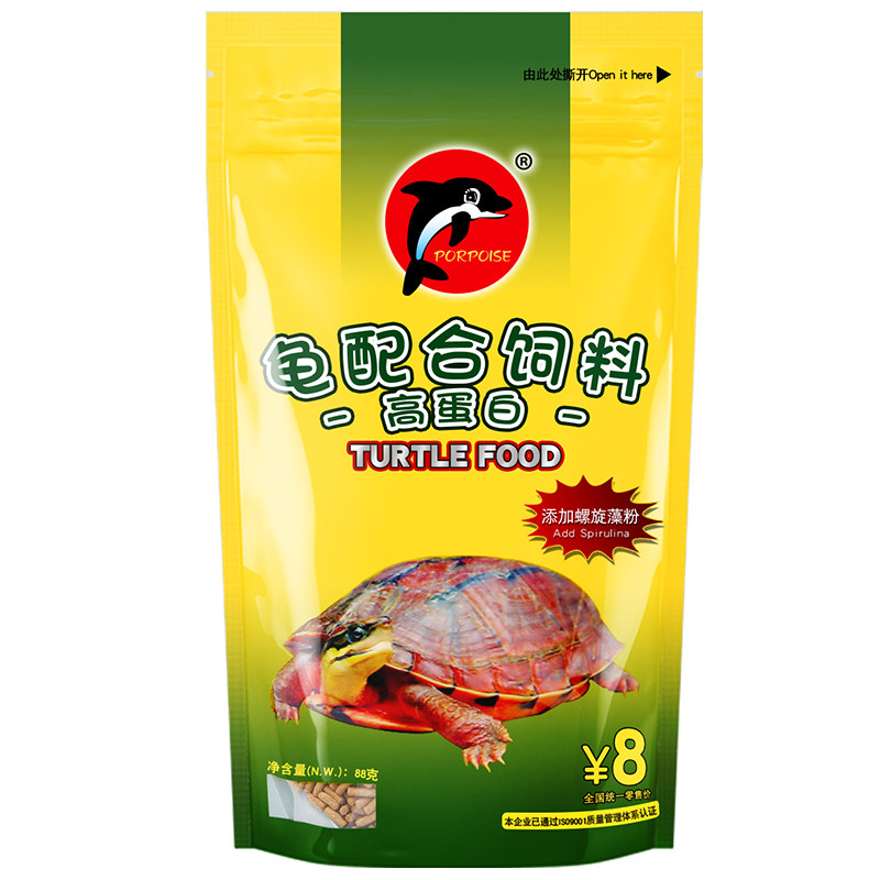 海豚龟粮乌龟饲料巴西龟猪鼻龟黄缘龟料草龟通用幼龟小乌龟专用粮