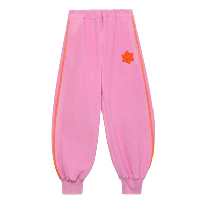 小小雪花暖绒女童长裤摇粒绒