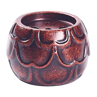 莲花九孔香插纯铜线香插家用室内上香复古香插香座藏香印度香底座