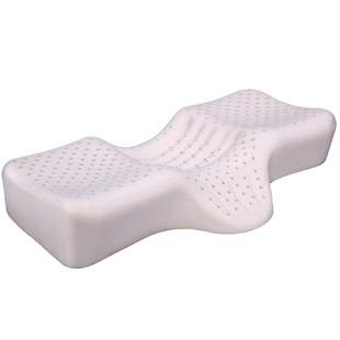 泰国乳胶枕颈椎枕头助护颈椎单人修复专用睡眠高低枕天然橡胶枕芯