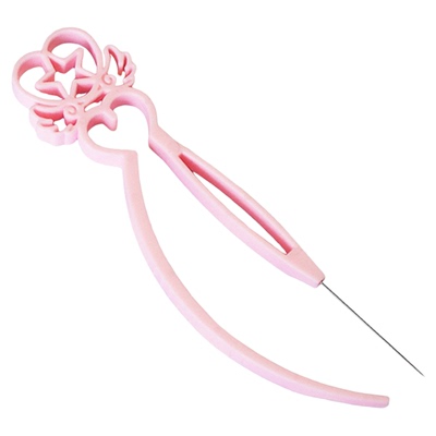 拼豆工具5件套单针豆笔分豆盘豆铲辅助神器粉色套装拼豆豆diy彩色