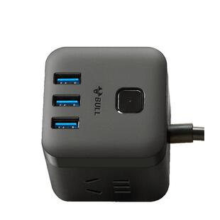 公牛20W快充魔方插座带usb智能快速手机充电器多功能插线板带线