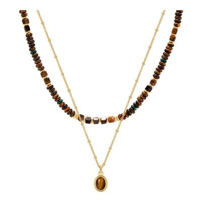 欧比雅比晁然推荐虎眼石项链