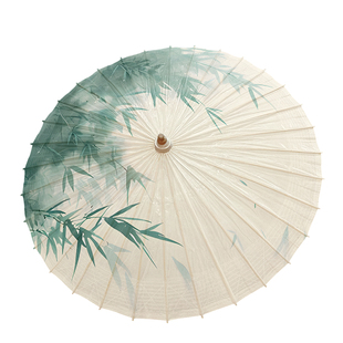 非遗纯手工油纸伞晴雨两用中式国风复古风伞汉服舞蹈道具墨竹吟风