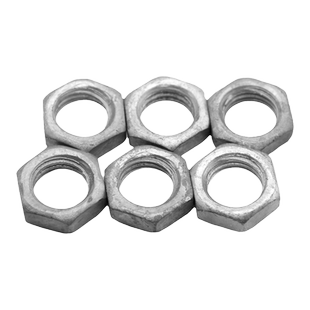 M10M12M16M20M24热镀锌六角薄螺母 热浸锌薄螺帽GB6172扁薄螺丝帽