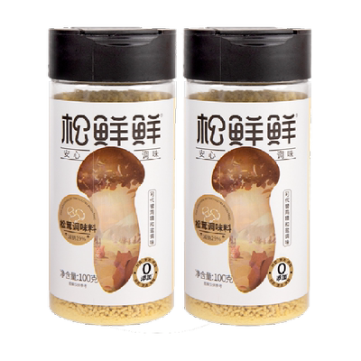 松鲜鲜松茸调味料100g×2罐×1组