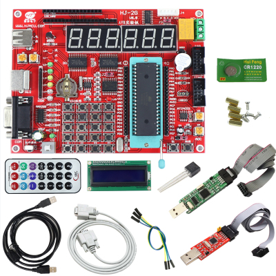 慧净HJ-2G AVR单片机学习板 AVR开发板 AVR实验板 ATMEGA16配教程