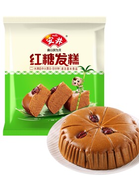 安井红糖发糕400g红枣蒸糕米糕
