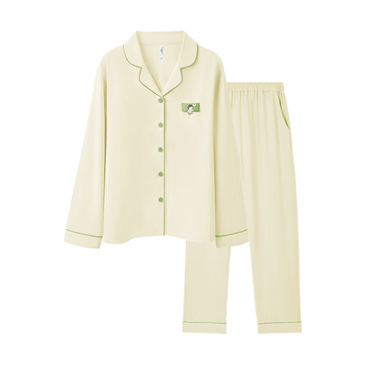 有棵树纯棉防螨女士睡衣