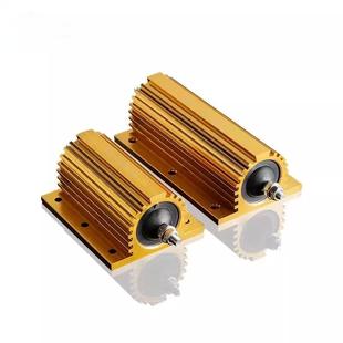 RX24 黄金铝壳电阻取样精密无感电阻 5W10W20W30W50W100W200W 1%