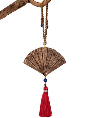 天然沉香原创设计精雕扇子木之森