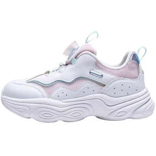 ROOKIE童鞋男女童透气老爹鞋春秋新款儿童旋钮网面跑步鞋运动鞋潮