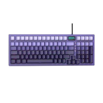 全新原装磁动力k980暮云紫侧刻渐变键盘光轴线性轴网吧同款
