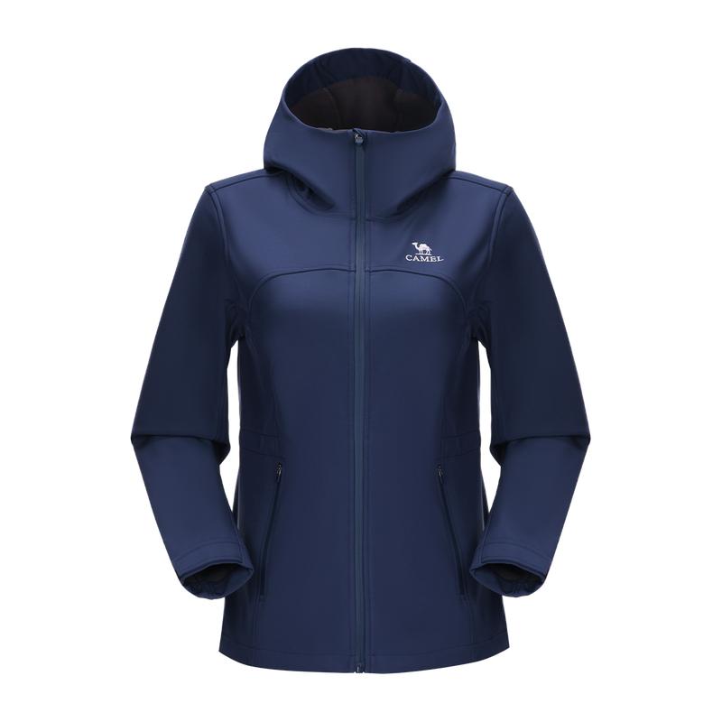 防泼水户外软壳衣徒步登山服
