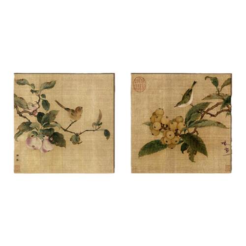 中国风茶室挂画书房装饰画国画花鸟客厅茶文化禅意壁画入户玄关画