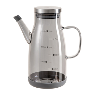 日本油壶厨房家用不挂油2026新款油罐油瓶食品级高硼硅玻璃不锈钢