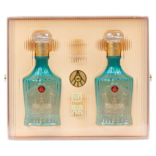 五粮酒液仙林生态出品国鼎52度竹荪绿豆酒500ml*2瓶礼盒装整箱6瓶