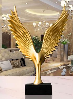 酒柜装饰品摆件欧式简约现代创意家居饰品电视柜办公室大鹏展翅