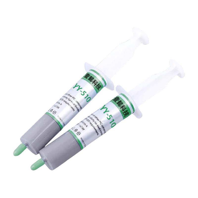 含银针筒式CPU显卡灰色散热硅脂