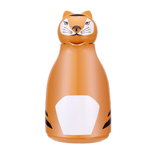 利快旋转式保温壶HELIOS德国创意动物卡通造型玻璃内胆热水瓶1L