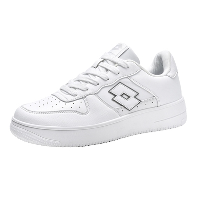 Lotto/乐途男白色低帮休闲板鞋