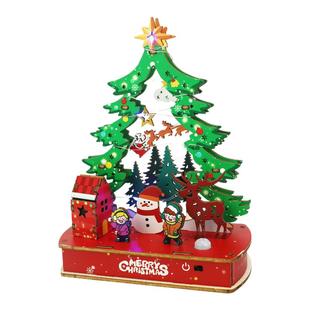 圣诞节礼物手工diy圣诞感应灯儿童益智科技小制作节日氛围感夜灯