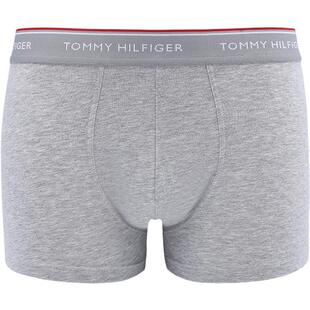 【三条装】Tommy男装提花腰边棉质微弹贴身青少年四角裤平角内裤