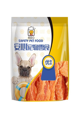 安心宠物鸡肉狗零食肉干300g