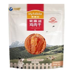 麦富迪狗狗零食牛鸡肉干宠物泰迪零食牛肉干成犬幼犬训狗奖励1kg