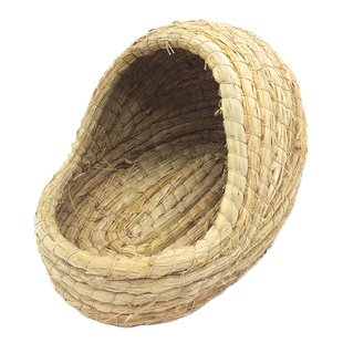 宠物兔子产仔草窝龙猫荷兰猪豚鼠拖鞋窝可啃咬草笼四季通用草垫