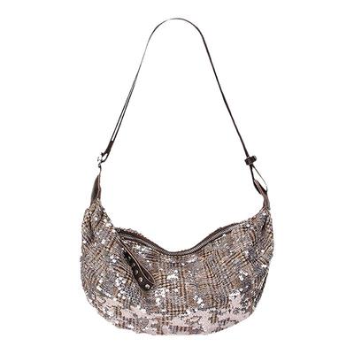 卡秀亮片休闲百搭单肩斜挎包小包