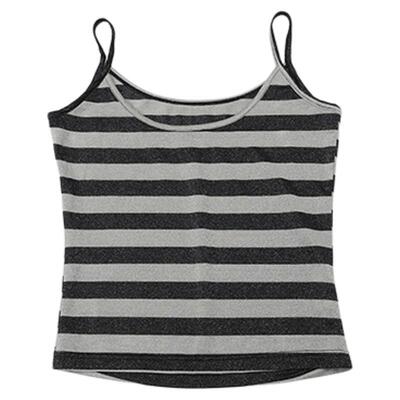 SoloForTwo 琴键U型背心 基础款遮副乳夏季弹力吊带上衣