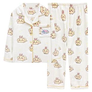 chiikawa珊瑚绒睡衣女冬季加厚法兰绒可爱卡通家居服套装冬天学生