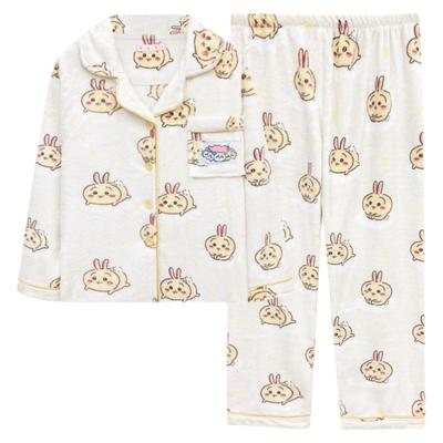 珊瑚绒睡衣冬季女加厚可爱套装