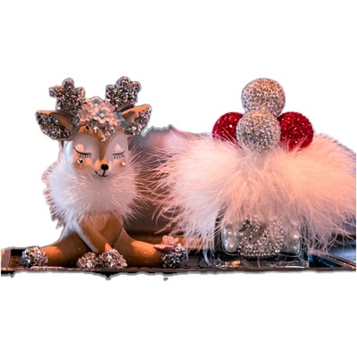 女神款创意网红中控前台漂亮摆件