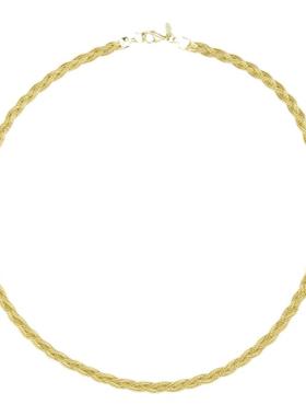 adhora意式轻奢彩色三编项链女小众设计感锁骨链个性欧美气质颈链