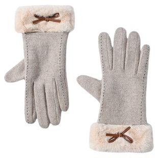 保暖手套女士冬季羊毛保暖防风加绒加厚户外骑行电瓶车女司机开车