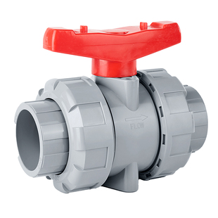 戎生CPVC双活接球阀工业化工水管活接水阀塑料由令阀门PVC管开关