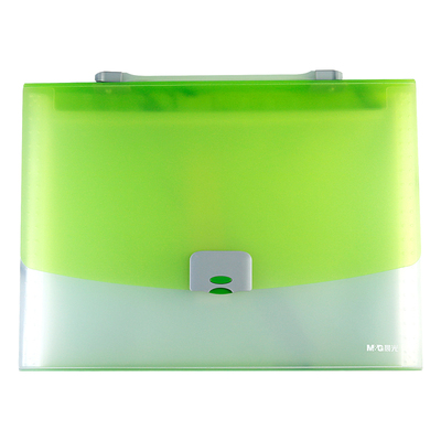 晨光大容量透明风琴包试卷收纳夹