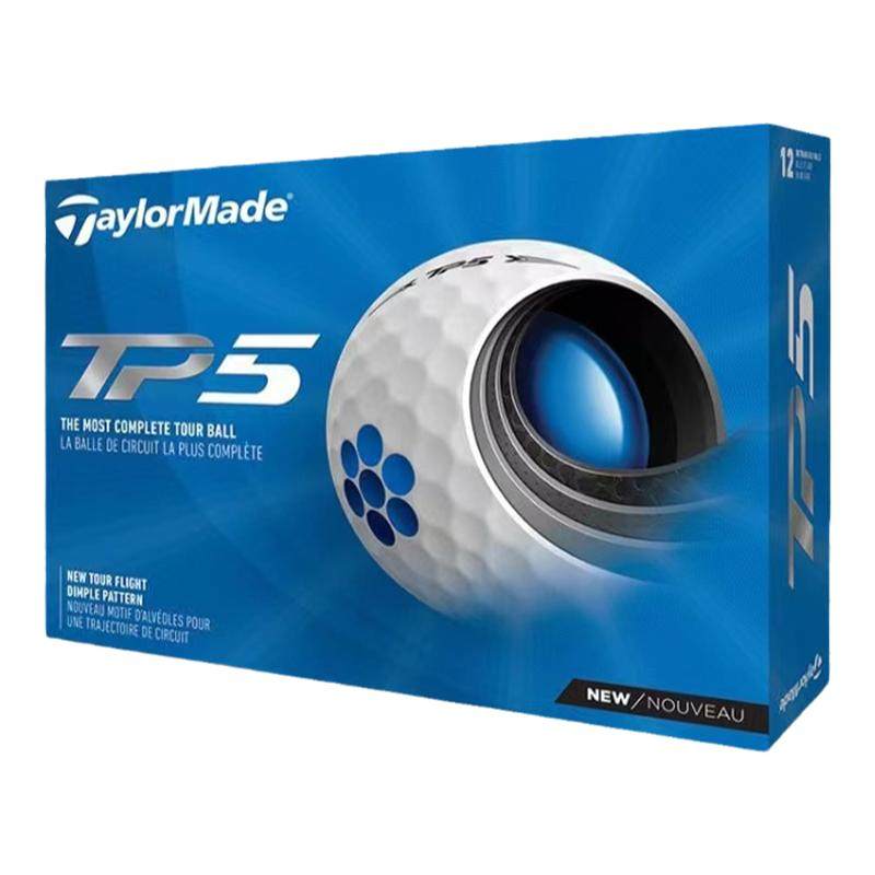 TaylorMade泰勒梅高尔夫球TP5 五层球golf比赛练习球团购定制LOGO