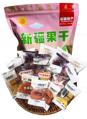 新疆特产满疆琦果倒蒸苹果干杏干
