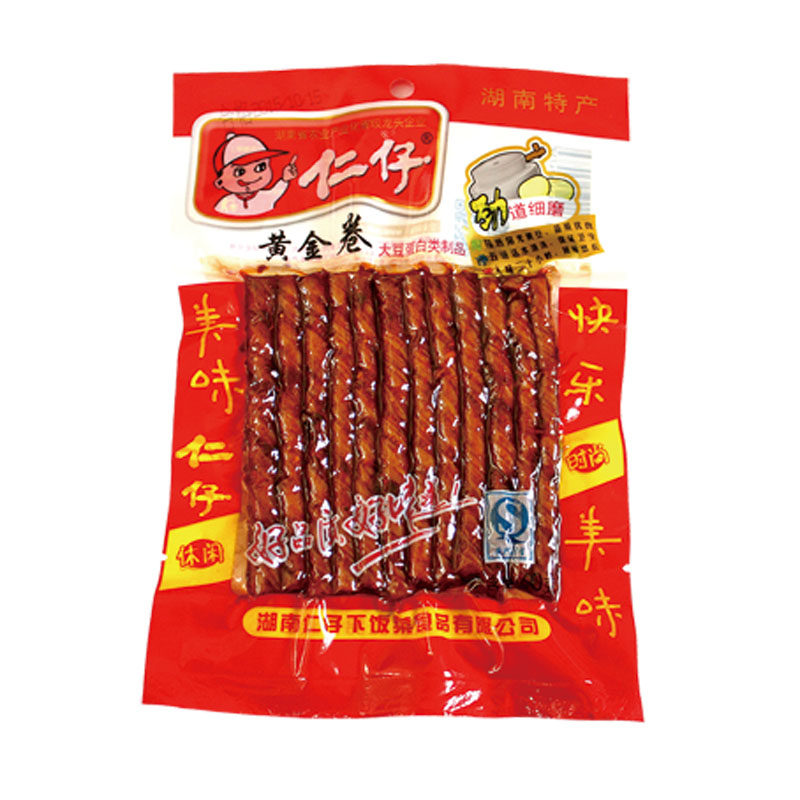 湖南特产仁仔熟食60克豆干辣条