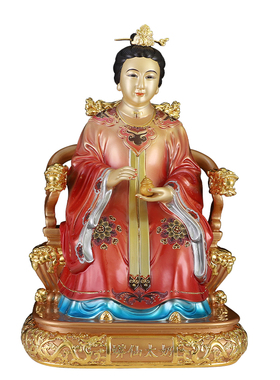 台湾纯铜彩绘莽家太爷太奶神像